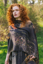 Load image into Gallery viewer, 'Wild Beauty' Bamboo Scarf with Peacock Print - Market of Stars