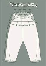 Load image into Gallery viewer, 'I Dream in Flowers' Linen Cropped Artist Pants - Market of Stars