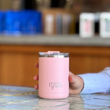 Load image into Gallery viewer, Blushed Ceramic Coffee Cup with Hinged Lid 12oz/355ml - Frank Green