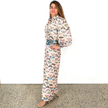 Load image into Gallery viewer, "Kirra" Pants in Emerge Pink Butterfly Print - Palm Cove