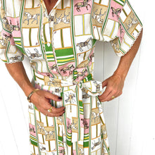 Load image into Gallery viewer, "Willow" Short Sleeve Maxi Dress in Let Freedom Reign Print - Palm Cove