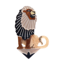 Load image into Gallery viewer, Golden Pride Brooch - Erstwilder Untamed Elegance