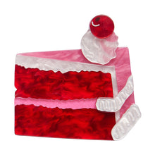 Load image into Gallery viewer, Romance Isn't Dead Cake Brooch - Erstwilder x Katherine Sabbath