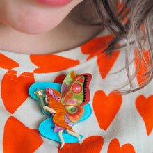 Load image into Gallery viewer, Wishful Thinking Brooch - Erstwilder x Pete Cromer 'Fairy Tales'