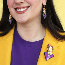 Load image into Gallery viewer, Mr Wonka Brooch - Erstwilder x Willy Wonka & The Chocolate Factory