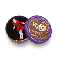 Load image into Gallery viewer, Veruca Salt Brooch - Erstwilder x Willy Wonka & The Chocolate Factory