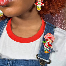 Load image into Gallery viewer, Strawberry Gardening Brooch - Erstwilder x Strawberry Shortcake