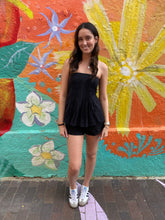 Load image into Gallery viewer, Black Pleated Strapless Top & Short Set - By Frankie