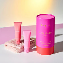 Load image into Gallery viewer, Body Pamper Trio - Fuchsia with Orange