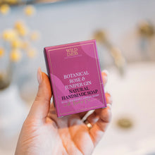 Load image into Gallery viewer, Botanical Rose & Juniper Gin Natural Handmade Soap