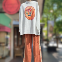 Load image into Gallery viewer, La Sirena White L/S Top & Rust Pant Set - By Frankie