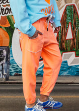 Load image into Gallery viewer, Capri Neon Orange Track Pant - Hammill & Co