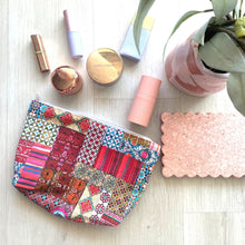 Load image into Gallery viewer, Wildflower Canvas Make Up Bag