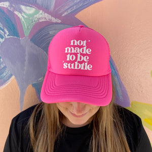 "Not made to be Subtle" Cap - Confetti Rebels