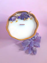 Load image into Gallery viewer, Amethyst Crystal Candle - Little Pink Fox