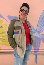 Load image into Gallery viewer, "Danny" - Recycled Handmade Khaki Shirt