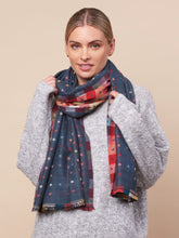 Load image into Gallery viewer, Denim Starry Night Scarf