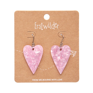Pink From the Heart Essential Drop Earrings - Erstwilder x Frida Kahlo
