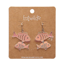 Load image into Gallery viewer, Iridescent Fish Friends Drop Earrings - Erstwilder Great Barrier Reef