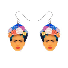 Load image into Gallery viewer, My Own Muse Frida Drop Earrings - Erstwilder x Frida Kahlo