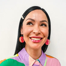 Load image into Gallery viewer, Donut Cake Drop Earrings - Erstwilder x Katherine Sabbath