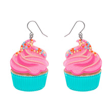 Load image into Gallery viewer, Iced Cupcake Drop Earrings - Erstwilder x Katherine Sabbath