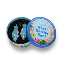 Load image into Gallery viewer, Bleeker's Parrotfish Drop Earrings - Erstwilder Great Barrier Reef