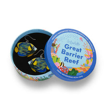Load image into Gallery viewer, Emperor Angelfish Drop Earrings - Erstwilder Great Barrier Reef