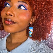 Load image into Gallery viewer, Blueberry Muffin Drop Earrings - Erstwilder x Strawberry Shortcake
