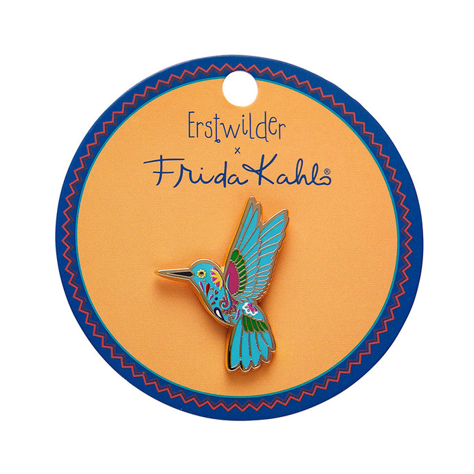 Frida's Hummingbird Enamel Pin - Erstwilder x Frida Kahlo