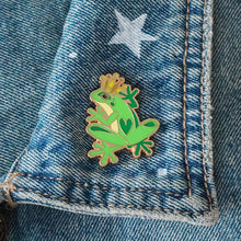 Load image into Gallery viewer, Kiss and Tell Enamel Pin - Erstwilder x Pete Cromer 'Fairy Tales'