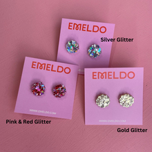 Load image into Gallery viewer, Tammy Glitter Studs - Assorted Colours