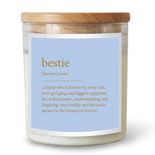 Load image into Gallery viewer, Bestie - Large Commonfolk Collective Foil Dictionary Candle