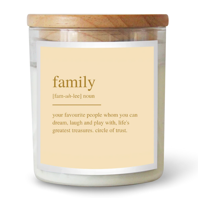 Family - Large Commonfolk Collective Foil Dictionary Candle