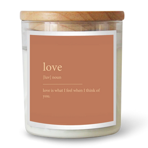 Love - Large Commonfolk Collective Foil Dictionary Candle