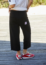 Load image into Gallery viewer, Black Frenchie Cropped Track Pant - Hammill & Co