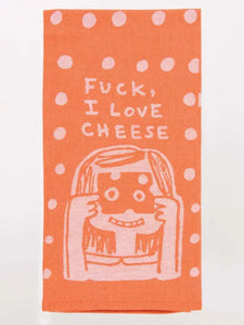 'F*ck I Love Cheese' Tea Towel