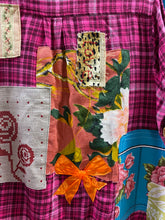 Load image into Gallery viewer, "Flower Garden" - Recycled Handmade Flannelette Shirt