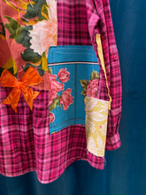 Load image into Gallery viewer, "Flower Garden" - Recycled Handmade Flannelette Shirt