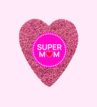 Load image into Gallery viewer, 'Super Mum' Milk Chocolate Pink Freckle Heart