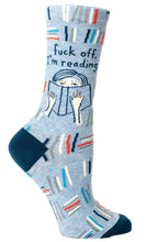 Load image into Gallery viewer, &#39;F*ck Off, I&#39;m Reading&#39; Women&#39;s Socks