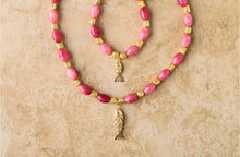 Load image into Gallery viewer, Pink Jade Goia Necklace