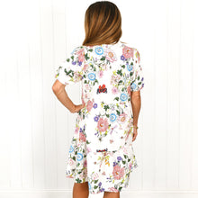 Load image into Gallery viewer, "Ellie" Tiered Dress in Garden of Eden - Palm Cove