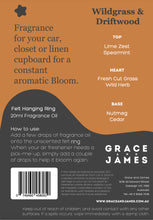 Load image into Gallery viewer, Wildgrass & Driftwood Felt Air Freshener