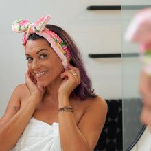 Load image into Gallery viewer, Headband Scrunchie Set - Pink Banksia