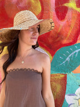 Load image into Gallery viewer, Brown Lace Ladder Maxi Dress - By Frankie