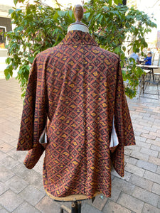 Rust/Marigold Authentic Japanese Kimono