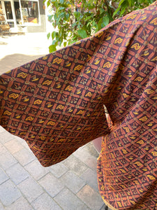 Rust/Marigold Authentic Japanese Kimono