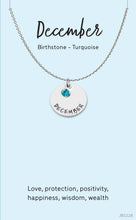 Load image into Gallery viewer, Birthstone Jewellery Card - Assorted