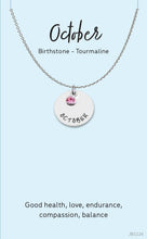 Load image into Gallery viewer, Birthstone Jewellery Card - Assorted